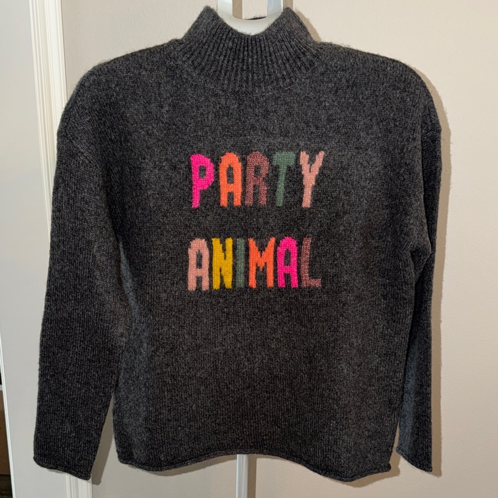 Lou & Grey Multicolor 'Party Animal' Turtleneck Sweater